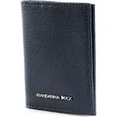 Mandarina Duck Leren Kaarthoes Mellow Urban Card Case Avio Donkerblauw