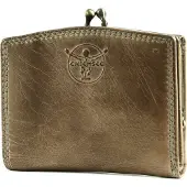 Chiemsee Leren Portemonnee Leather Wallet Taupe Bruine