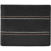 Fossil portemonnee Reese Bifold With Flip ID Black zwart