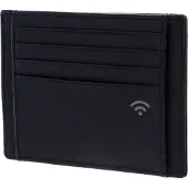 Mandarina Duck Leren Kaarthouder Times Credit Card Holder Black Zwart