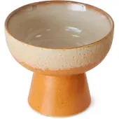 HK Living 70's tapasschaal op voet S Ø11x9,5 cm Dunes