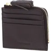 Coccinelle Leren Kaarthoes Tassel Credit Card Holder Fondant Brown Donkerbruin