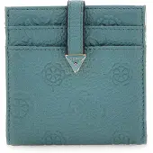 GUESS Kaarthoes Cresidia Tab Card Case Teal Turquoise