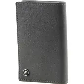 Mandarina Duck Leren Kaarthouder Downtown Wallet Iron Gate Donkergrijs