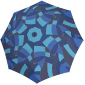 Doppler Paraplu Carbonsteel Long AC Chic Blue Blauw