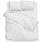 Zohome Zo Home Dekbedovertrek Katoen Satijn Sienna - white 260x200/220cm