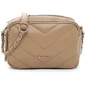 Tamaris Schoudertas Madlin Handbag with Zipper Taupe