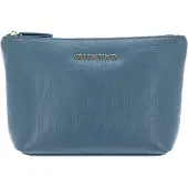 Valentino Utensil zak Lio Re Soft Cosmetic Case Avion Lichtblauw