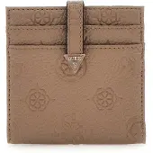 GUESS Kaarthoes Cresidia Tab Card Case Dark Taupe Bruine