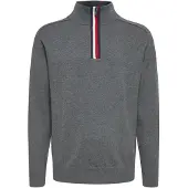 FQ1924 Trui 'Kyle' nachtblauw / grijs / rood / wit