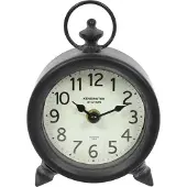 Decostar Countryfield Tafelklok Stanwik wit/zwart