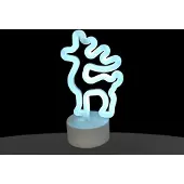 ABC-led LED NEON Rendier - WIT - USB en batterijen