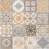 Crearreda Muurstickers Orange Azulejos 30x30cm Eva Oranje 3 Stuks