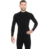 Brubeck Heren Seamless Extreme Merino Wol-Thermoshirt-Zwart-M