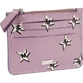 Scotch & Soda Leren Kaarthouder Printed Card Holder Petal Roze Veelkleurig