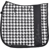 Eskadron Zadeldek Essence Big Square Glossy Zwart-wit - veelzijdigheid Paard
