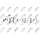 NTY NPW-SU-029 Aandrijfas