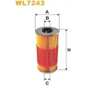 WIX FILTERS WL7243 Oliefilter