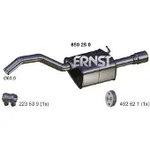 ERNST 650250 Einddemper