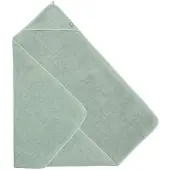 Jollein - Badcape Badstof 100x100cm - Baby Handdoek met Badcape, Omslagdoek, Badponcho - Ash Green