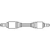 ERA Benelux DA60760 Aandrijfas
