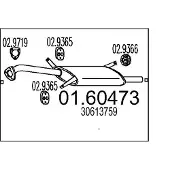 MTS 01.60473 Einddemper