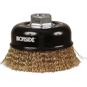 Ironside Rondborstel Gegolfd 100mm M14 Stl Verkoperd - 1879363