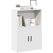 vidaXL Boekenkast 60x24x85 cm bewerkt hout wit