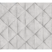 Living Walls 3D BETONLOOK BEHANG | Industrieel - licht grijs - Industrial