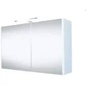 Best design Best-Design "Happy" MDF Spiegelkast + Verlichting 80x60cm Wit