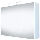 Best design Best-Design "Happy" MDF Spiegelkast + Verlichting 100x60cm Wit