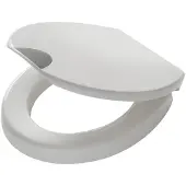 Tiger Comfort Care - WC bril - Toiletbril Softclose - Toiletverhoger 5 cm - Duroplast Wit
