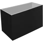 Best design Onderkast beauty greeploos 100 cm mat zwart