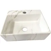 Wiesbaden Fontein Leto 33.5x29x11.5 cm Keramiek Carrara