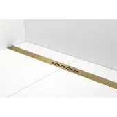 Easy drain Douchegoot R-Line Clean 100cm Brushed Brass