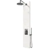 Brauer Thermostatisch Douchepaneel Chrome Edition Calacatta Gold Set 01