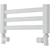 TVS Radiator aansluitset valves 110 wit