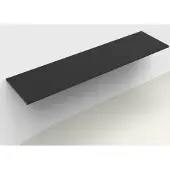 Arcqua Wastafelblad topblad marble 180x46 cm cast marble mat zwart