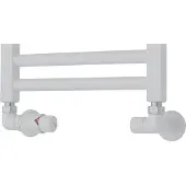 TVS Radiator aansluitset valves 221 wit