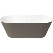 Zydra Vrijstaand Ligbad Leman 75x170 cm Moka