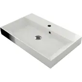 SaniGoods Kolo wastafel 60cm zonder kraangat wit glans