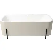 Zydra Vrijstaand Ligbad Aura 75x170 cm Natural