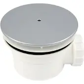 Xenz luxe douchebakafvoer 90mm chroom