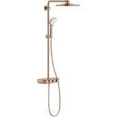 GROHE Regendoucheset euphoria smartcontrol system 31 cm met glijstang en handdouche warm sunset geborsteld