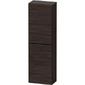 Duravit Hoge Kast D-Neo Kolomkast Wand 132 cm Linksdraaiend Mat Kastanje (Donker)