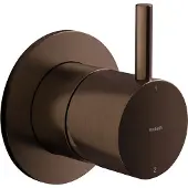 Hotbath Cobber CB011 Afbouwdeel 2-weg Omstel Verouderd Messing - Kranen, Badkranen, Inbouw Badkranen - 8719638626064