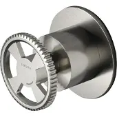 Hotbath Cobber @Work afbouwdeel inbouw stopkraan koud geborsteld nikkel