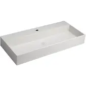 Sapho Wastafel quadrado 96x44 cm wit