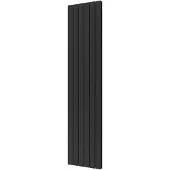 Plieger Designradiator cavallino retto dubbel 1287 watt middenaansluiting 200x45 cm black graphite