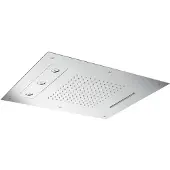 Hotbath Mate M191 Hoofddouche 48 X 63 Cm Chroom - Messing - Kranen, Douchekranen, Hoofddouches - 8719638612593 - Kranen, Douchekranen, Hoofddouches